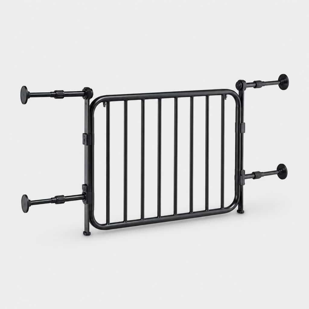 Barrière de coffre de voiture en acier laqué, réglable en hauteur et en largeur