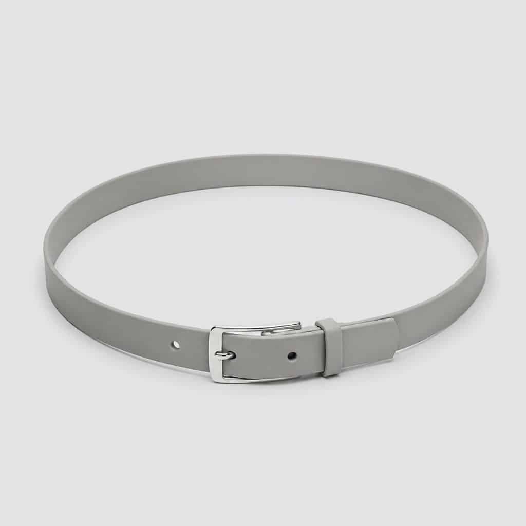 Collier d'hygiène externe 60 cm gris clair en cercle ouvert