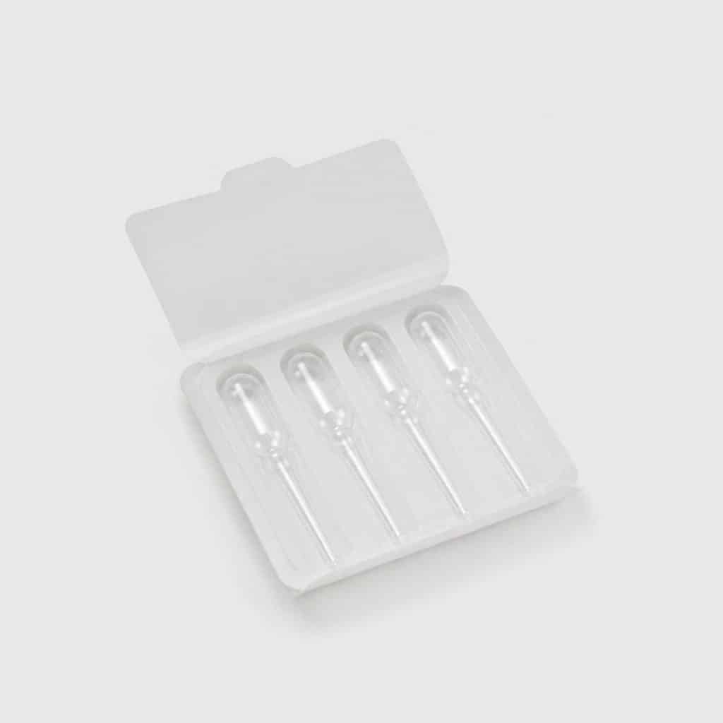 Plaquette de quatre pipettes d'hygiène externe pour chien de 10 à 25 kg