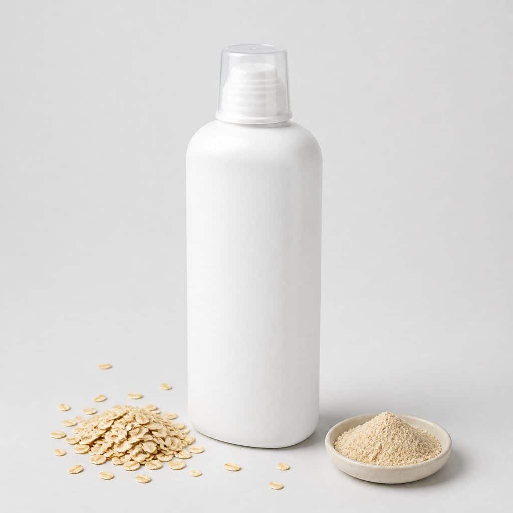 Flacon de shampooing à l'avoine 500 ml avec son bouchon-doseur