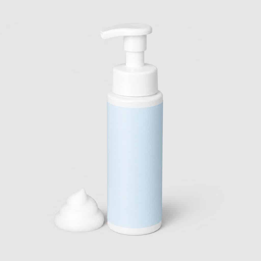 Flacon pompe de shampooing sec en mousse 200 ml pour chiot