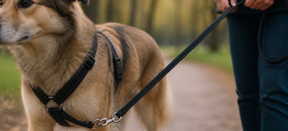 Collier ou harnais : ce que change le point de traction