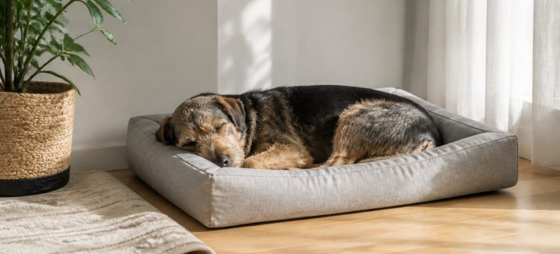 Panier, coussin ou tapis : choisir le couchage de son chien